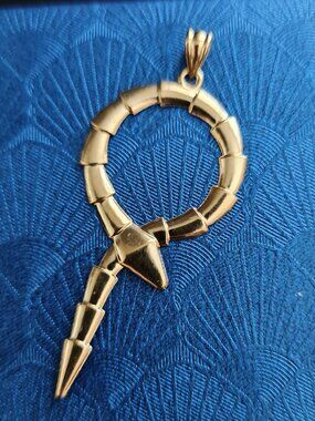 18k real gold pendant